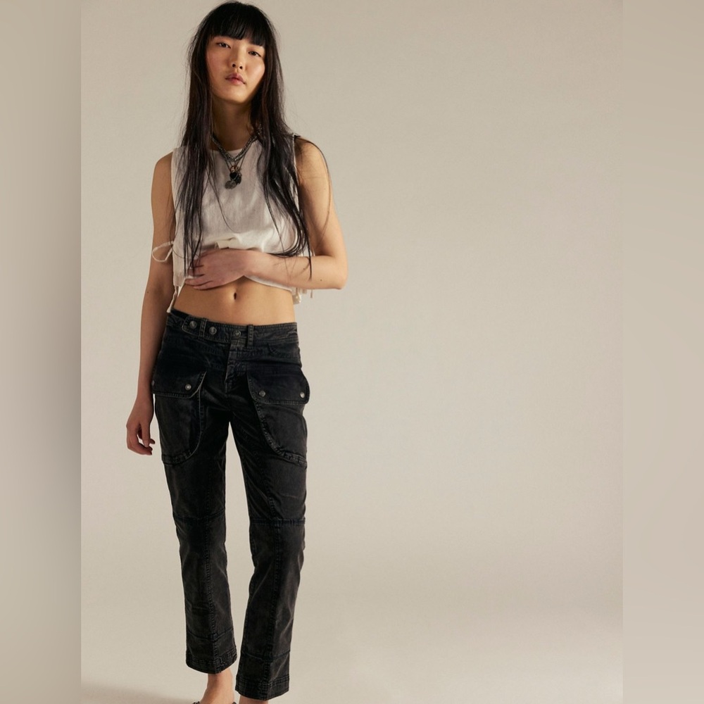 We The Free Black Cropped Pants